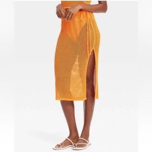 A New Day Knit Midi Cover Up Skirt